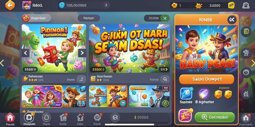 Gambar interaksi sosial antar pemain di API5000.