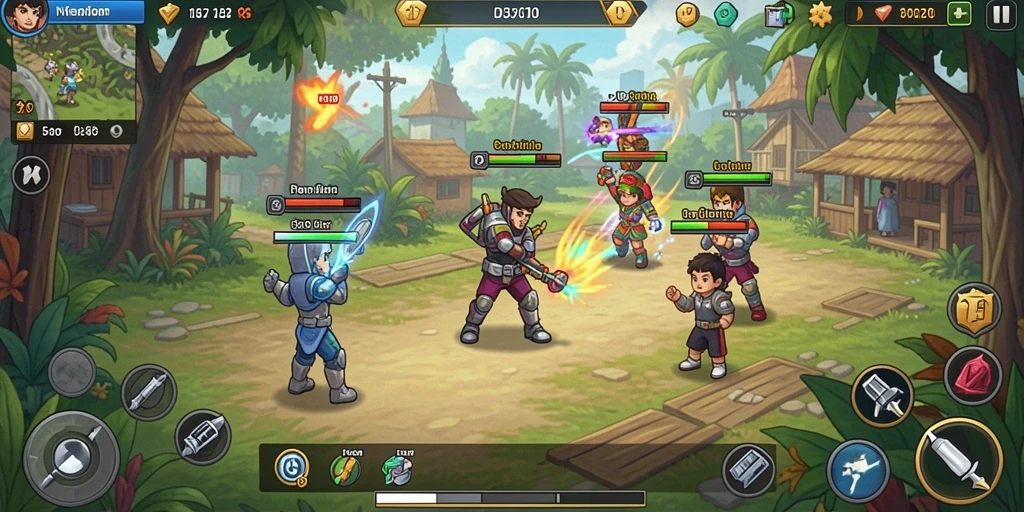 Pengalaman multiplayer yang seru dengan teman.