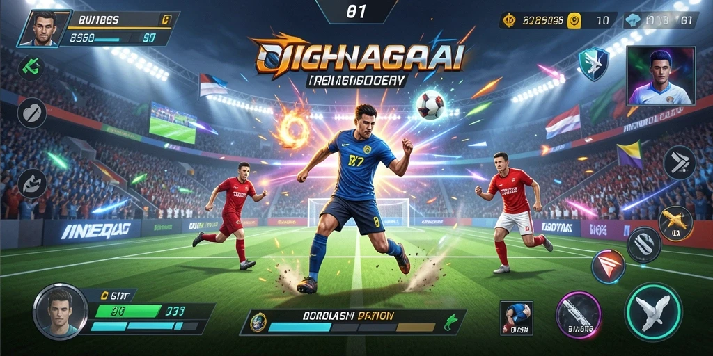 Tangkapan layar menunjukkan mode permainan yang interaktif.