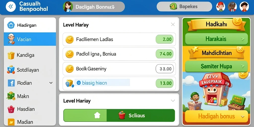Screenshot menunjukkan interaksi sosial antar pemain dalam KELINCI777.