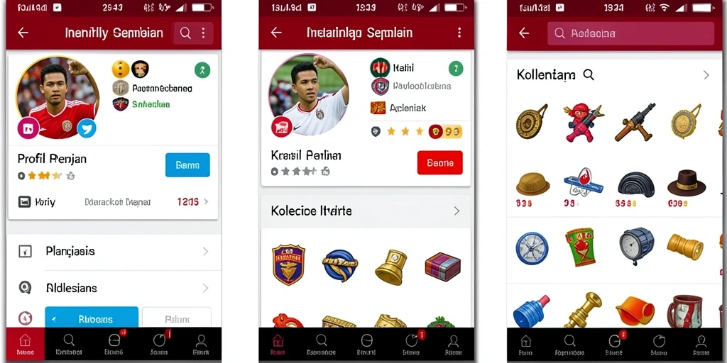 Fitur komunitas yang memungkinkan interaksi antar pemain.