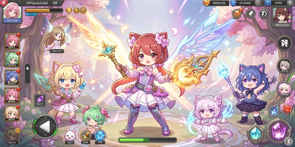 Screenshot karakter baru yang ditambahkan dalam pembaruan.