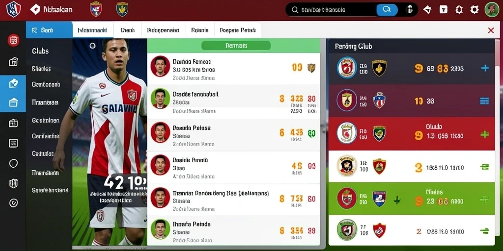 Screenshot memperlihatkan opsi taruhan yang beragam.