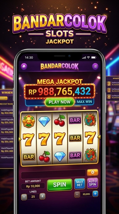 bandarcolok — layar beranda